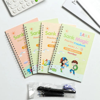 Magic Practice Copybooks for Kids – Alphabet, Numbers, Math & Drawing