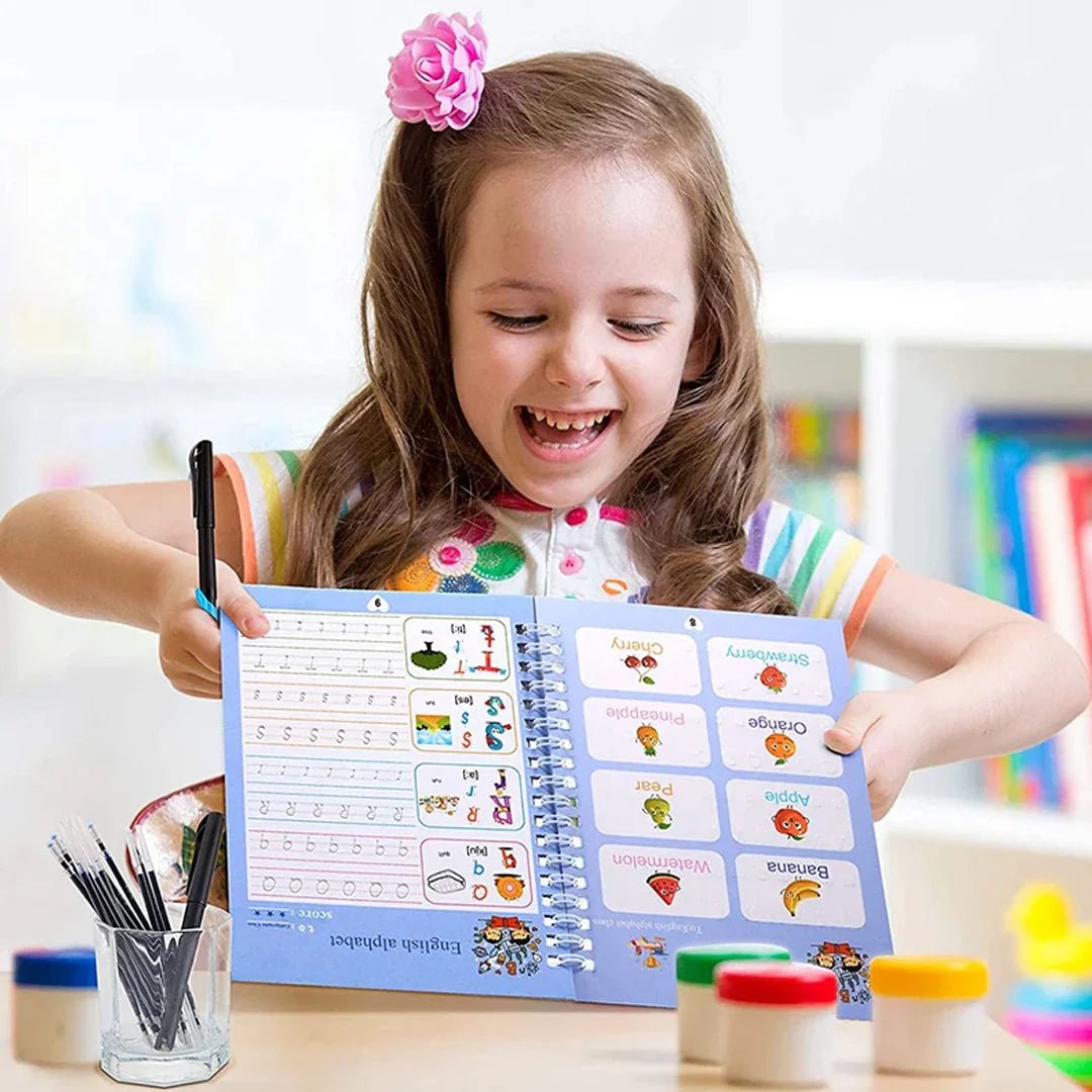 Magic Practice Copybooks for Kids – Alphabet, Numbers, Math & Drawing
