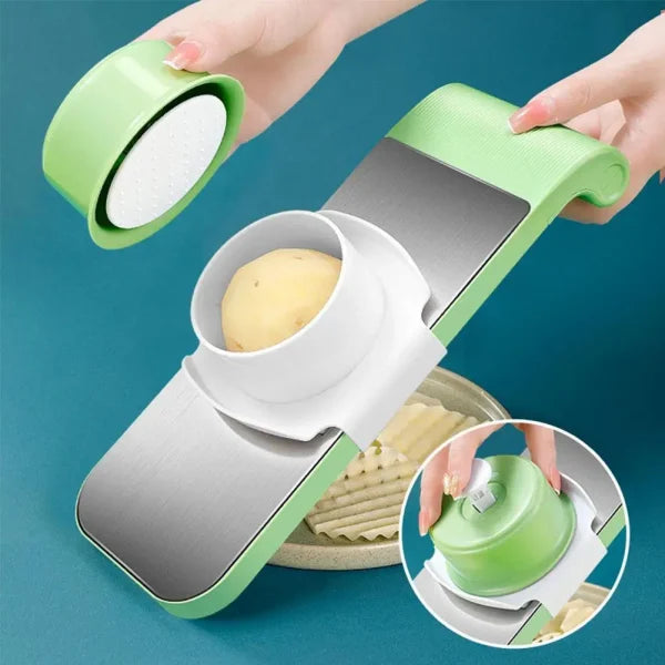 Multifunctional Vegetable Cutter & Grater – Random Color
