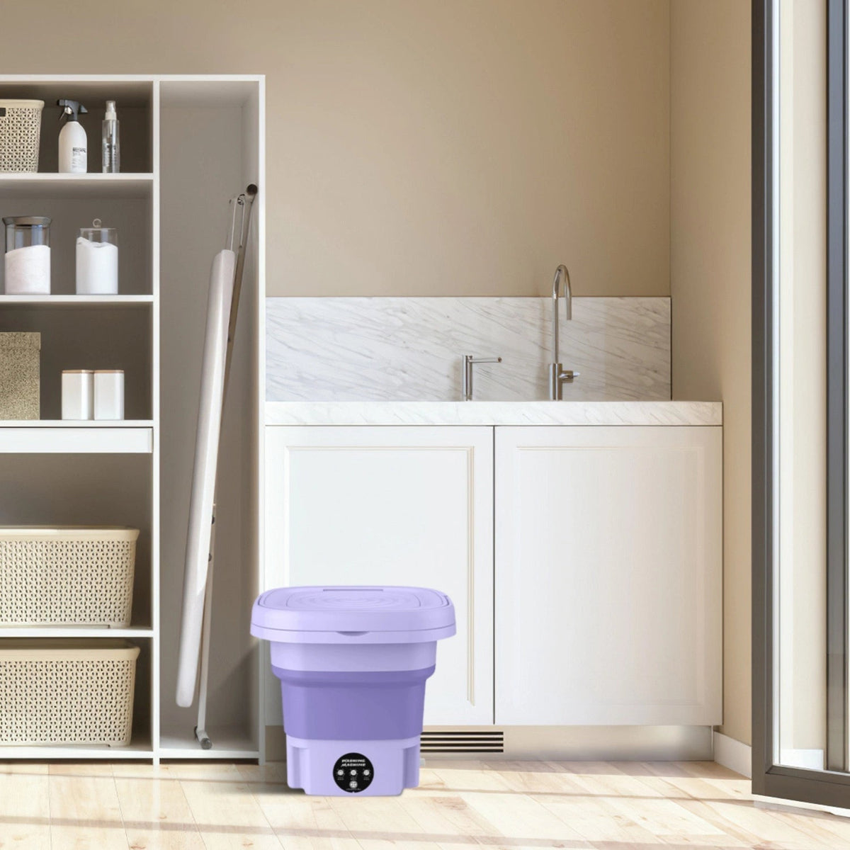 Home.Co Foldable Mini Washing Machine for Small Laundry Loads